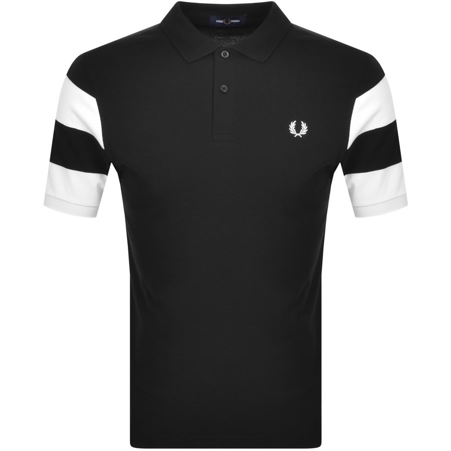 Alternative Image for ProductFred Perry Short Sleeve Polo T Shirt Black1